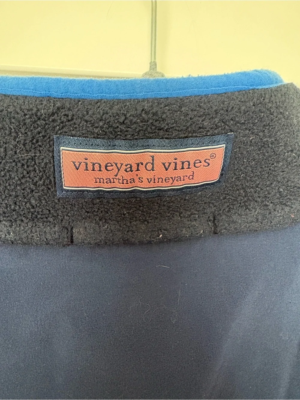 Vineyard Vines Costal Men's 1/4 Zip Pullover Jacket Nautical‎ Size Large
